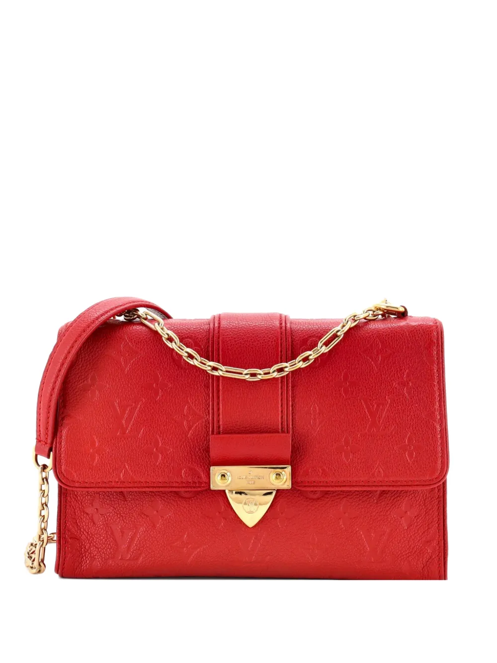 Louis Vuitton Pre-Owned Saint Sulpice Handbag Monogram Empreinte Leather PM crossbody bag - Red