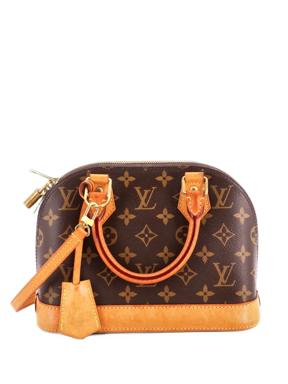 Louis Vuitton Pre-Owned Alma Handbag Monogram Canvas BB crossbody bag - Marrone