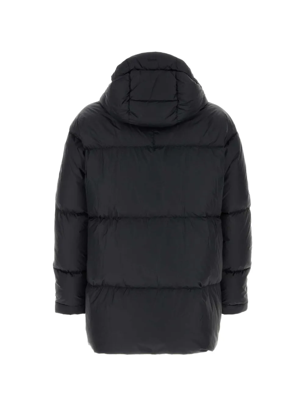 Herno quilted hooded down jacket Blauw