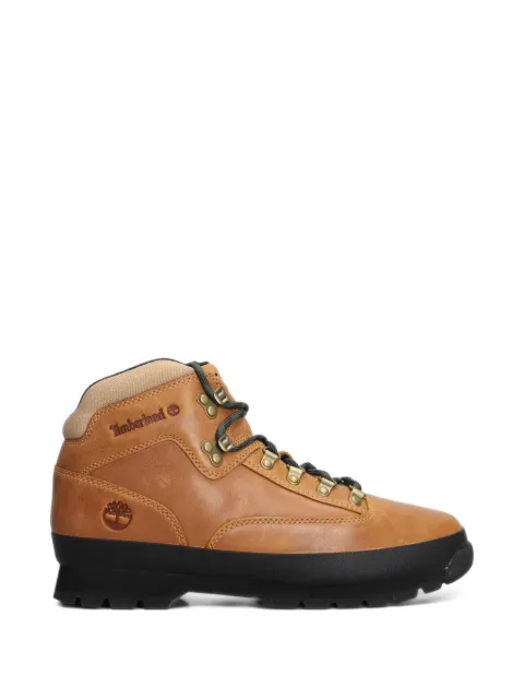 Timberland botas con agujetas y logo en relieve