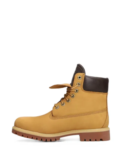 Timberland logo-debossed lace-up boots
