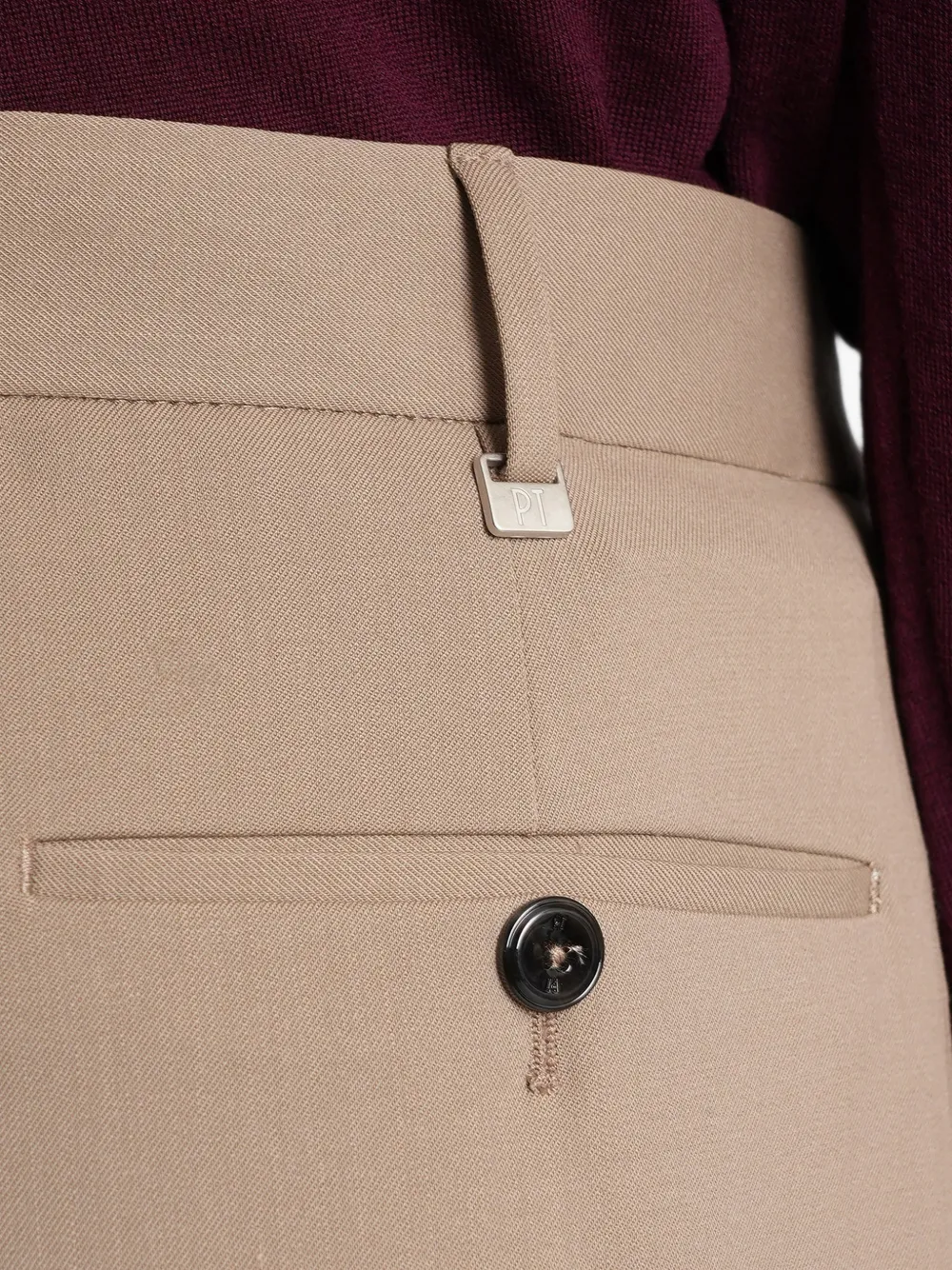 PT Torino pleated straight-leg trousers Bruin