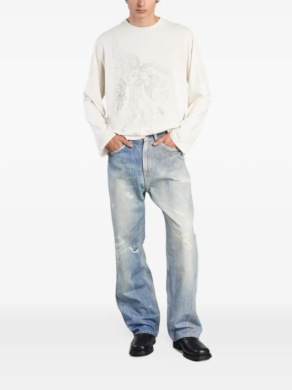 OUR LEGACY Third Cut jeans Blauw
