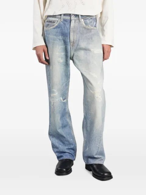OUR LEGACY Third Cut digital denim print jeans