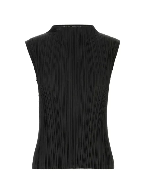 Pleats Please Issey Miyake Mellow ノースリーブ トップ
