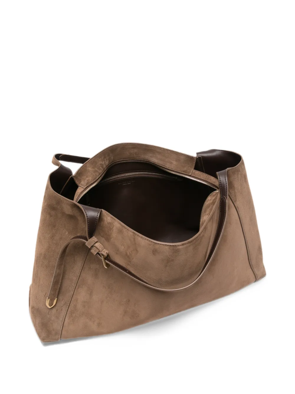 Brunello Cucinelli suede tote bag Bruin