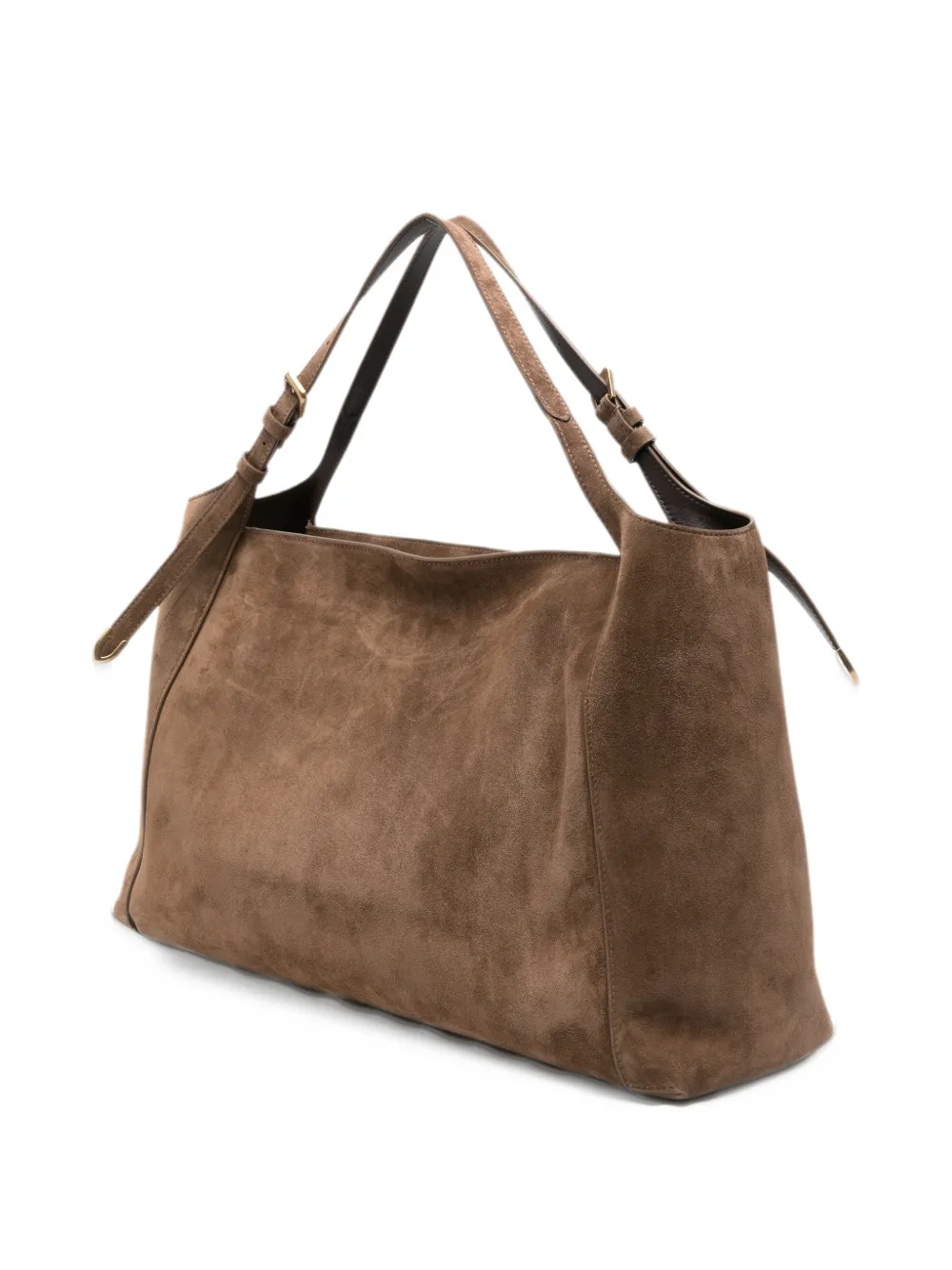 Brunello Cucinelli suede tote bag Bruin