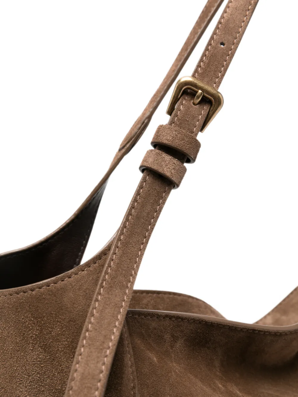 Brunello Cucinelli suede tote bag Bruin