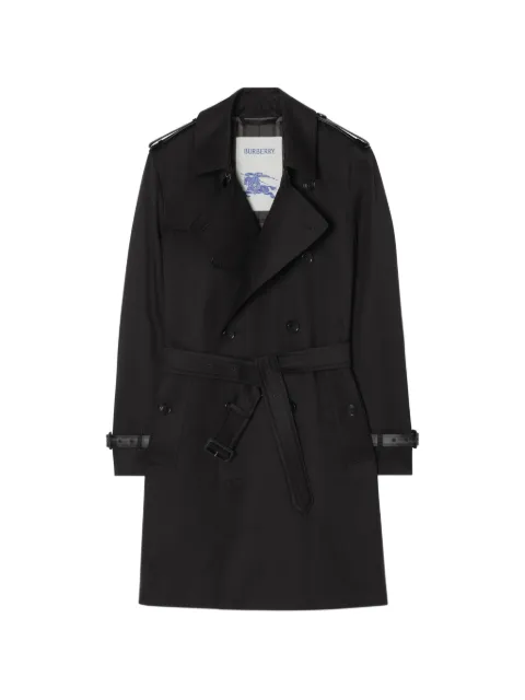 Burberry mid-length gabardine Kensington trench coat