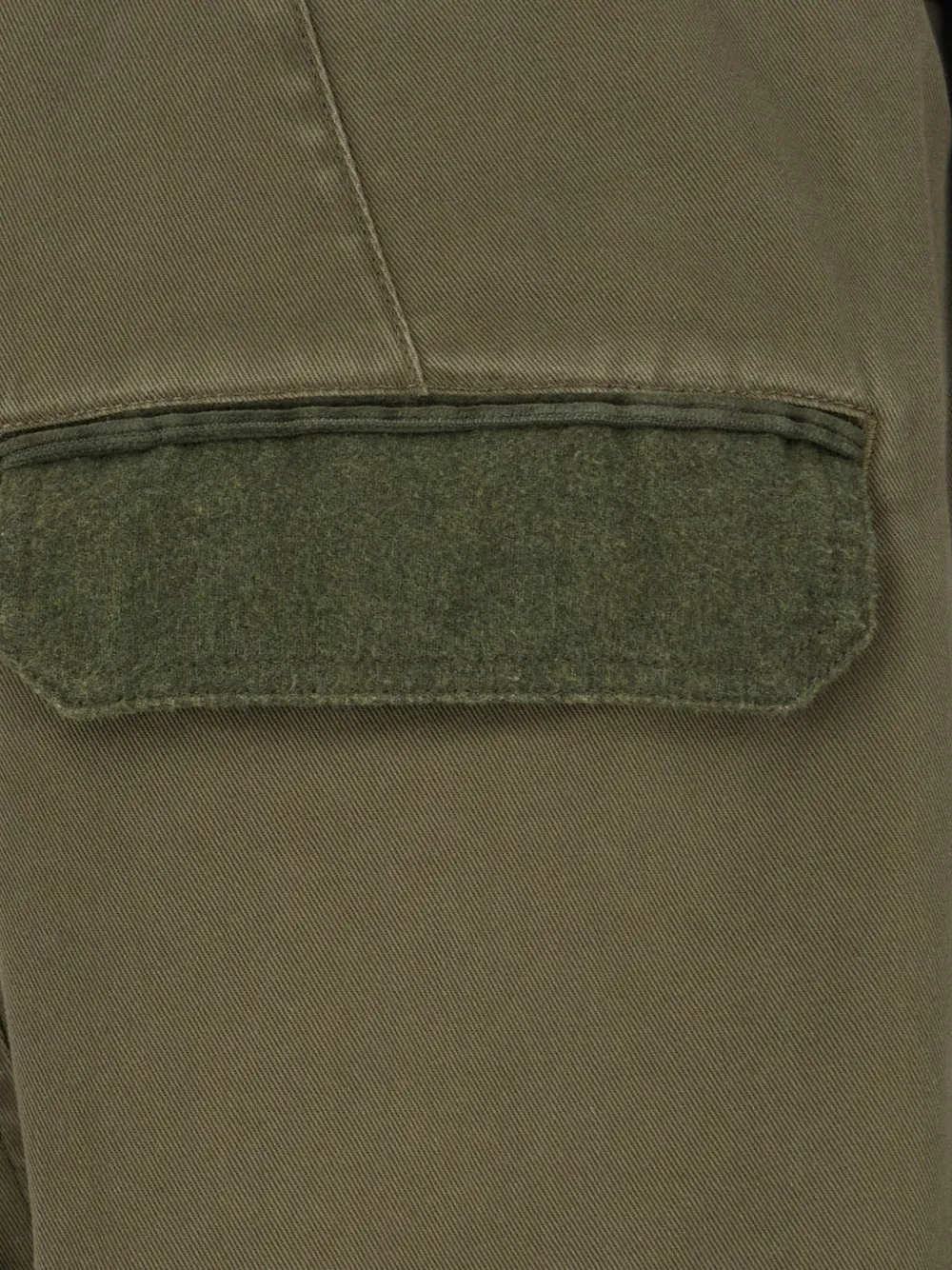 White Sand Broek met patchwork en gespsluiting Groen