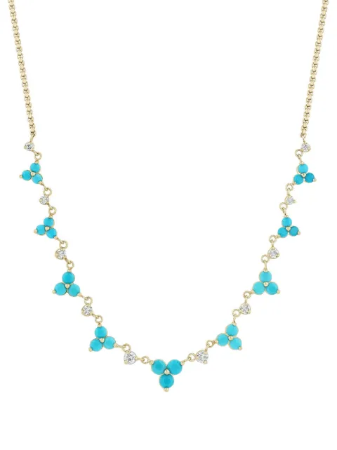 Zoë Chicco turquoise and diamond necklace