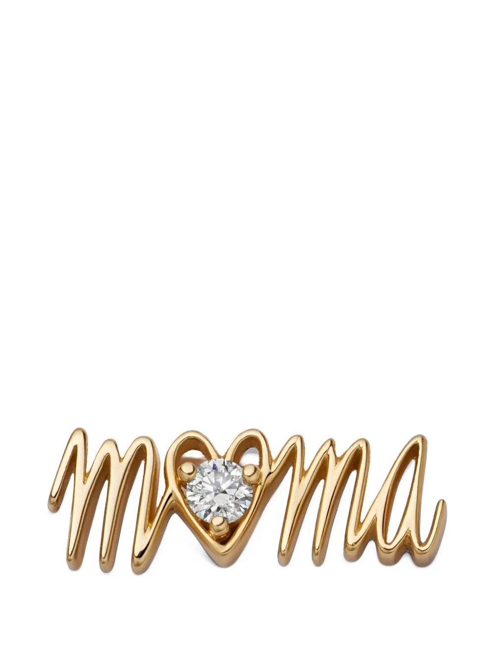 Loquet Mama Script Charm In Gold