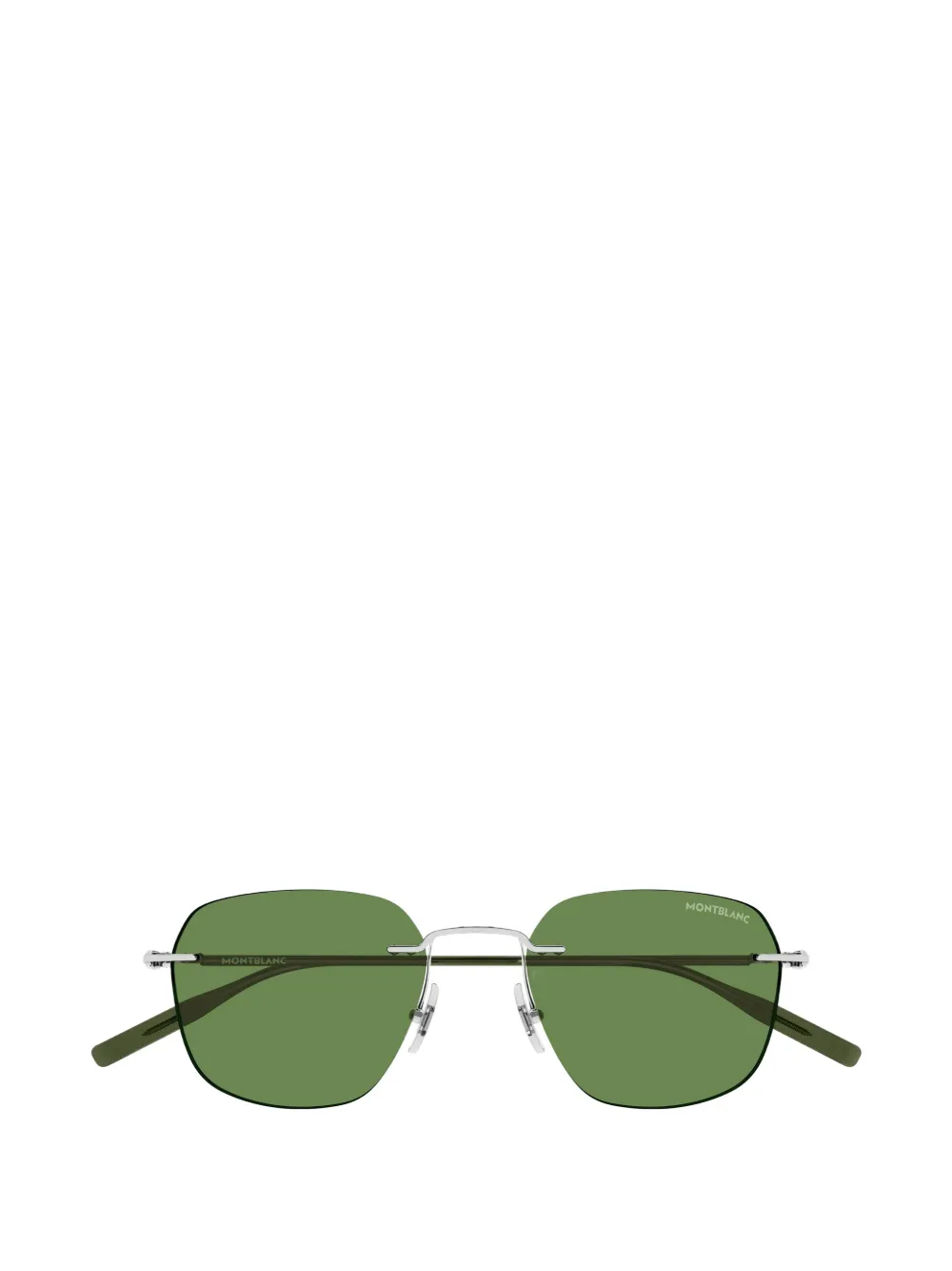 MONT BLANC EYEWEAR Occhiali da sole geometrici - Argento