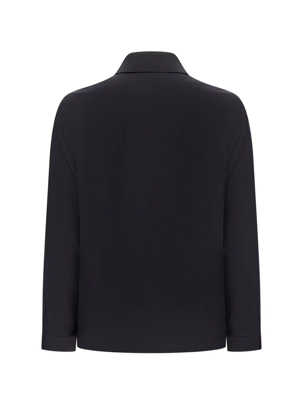 Corneliani button-up shirt jacket Blauw