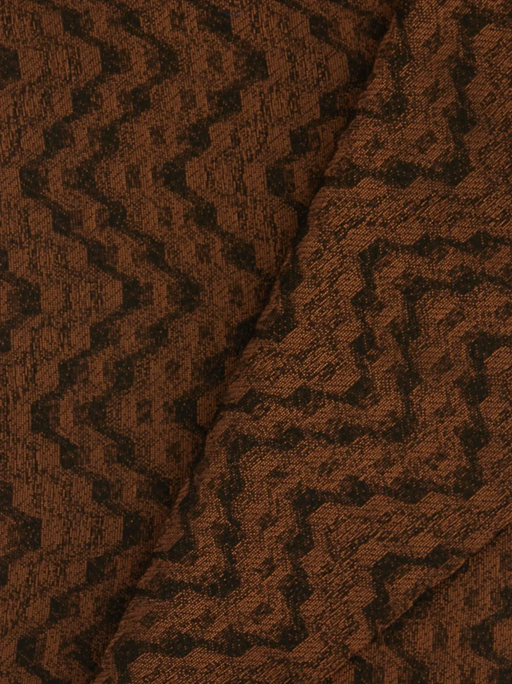 Missoni zigzag embroidered scarf Bruin