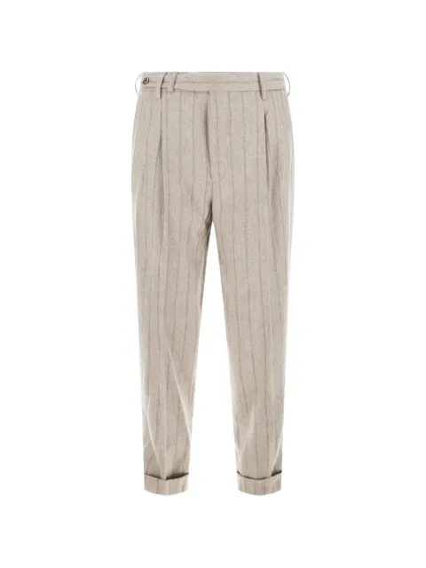 PT Torino pinstriped pleated trousers