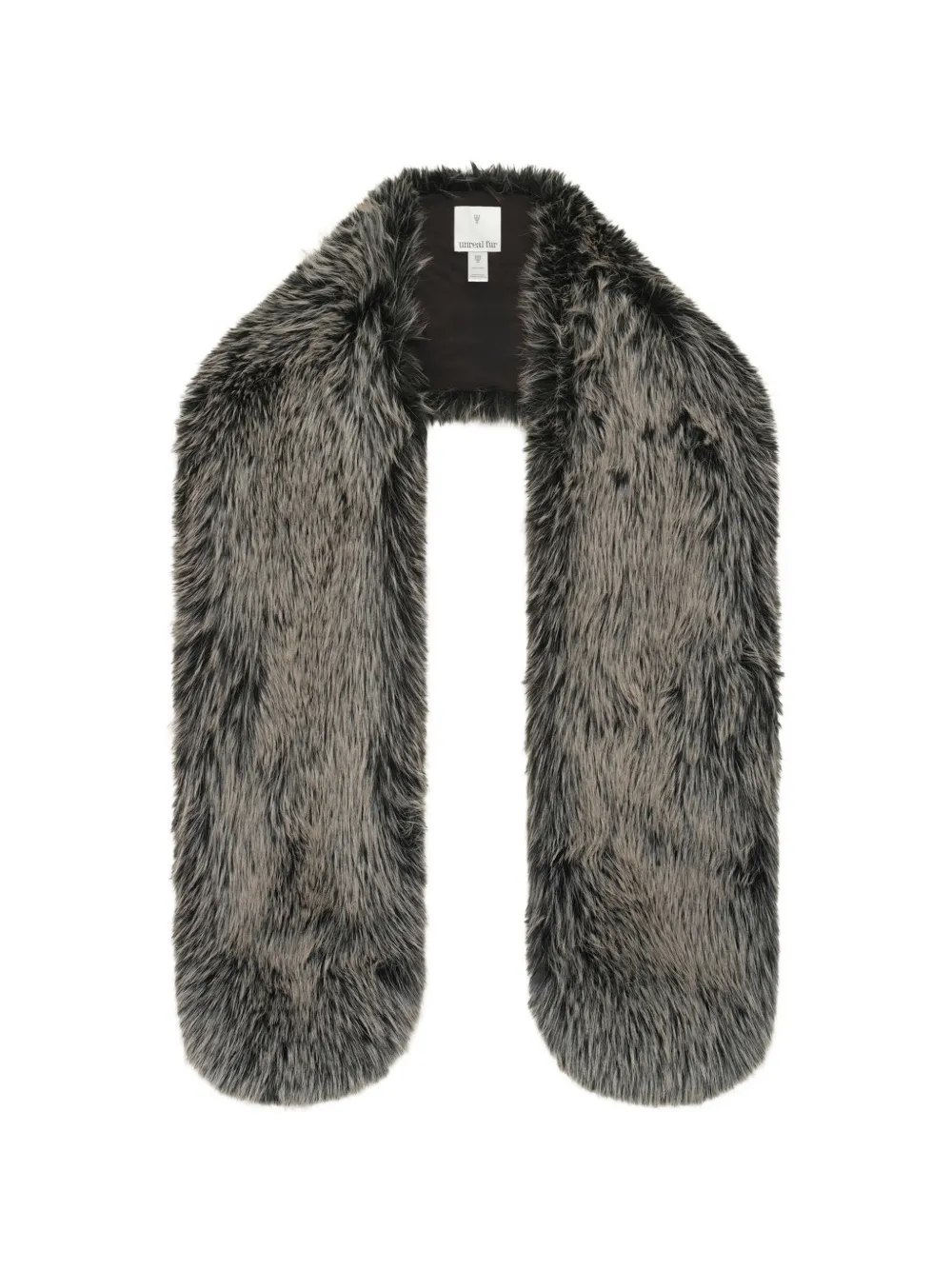 Unreal Fur BF faux-fur stole scarf in Black