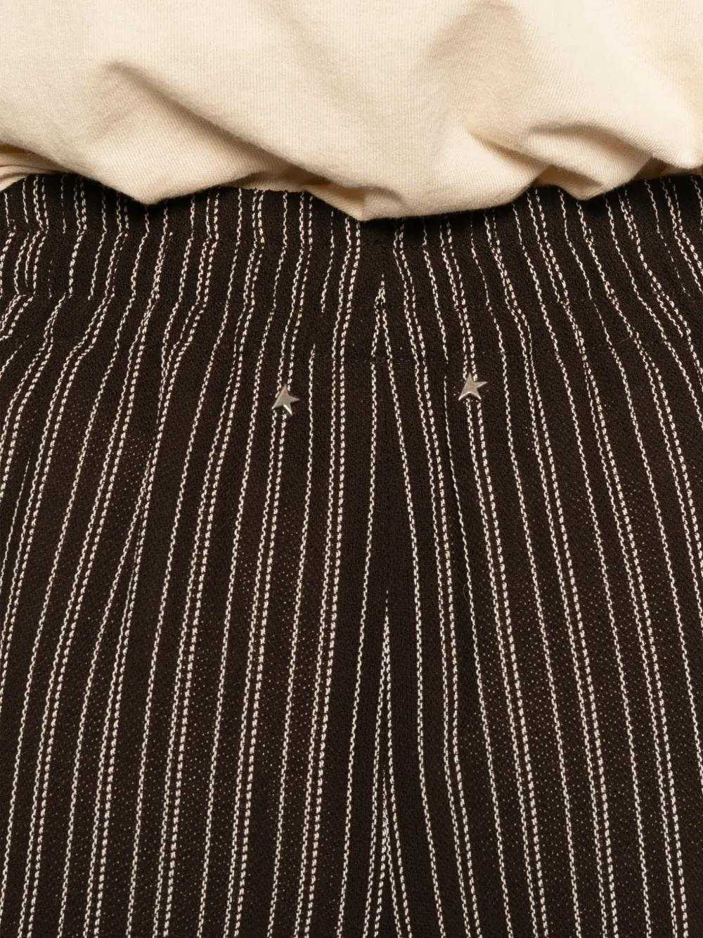 Golden Goose Broek met krijtstreep Zwart