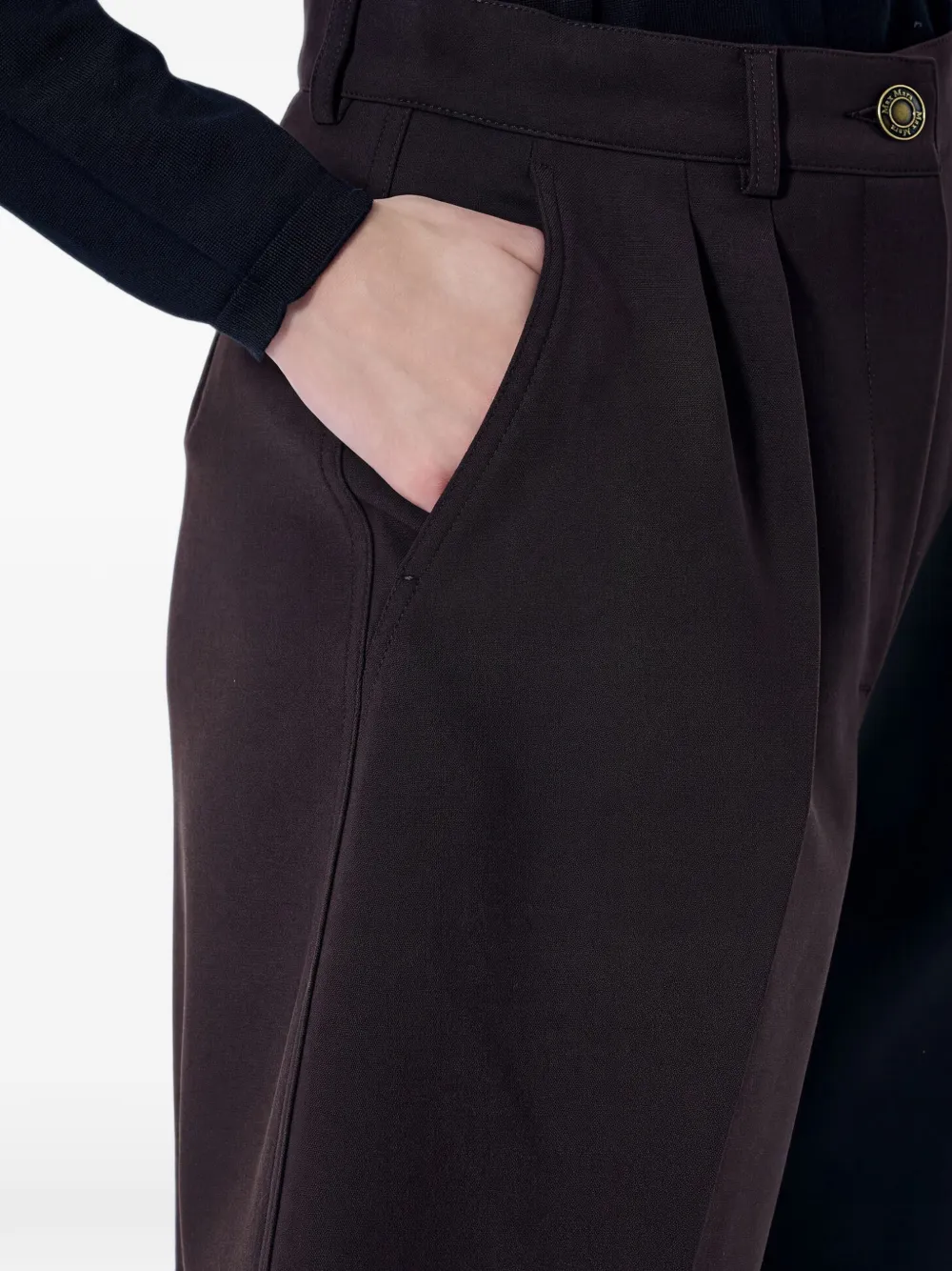 Max Mara pleated tailored shorts Bruin