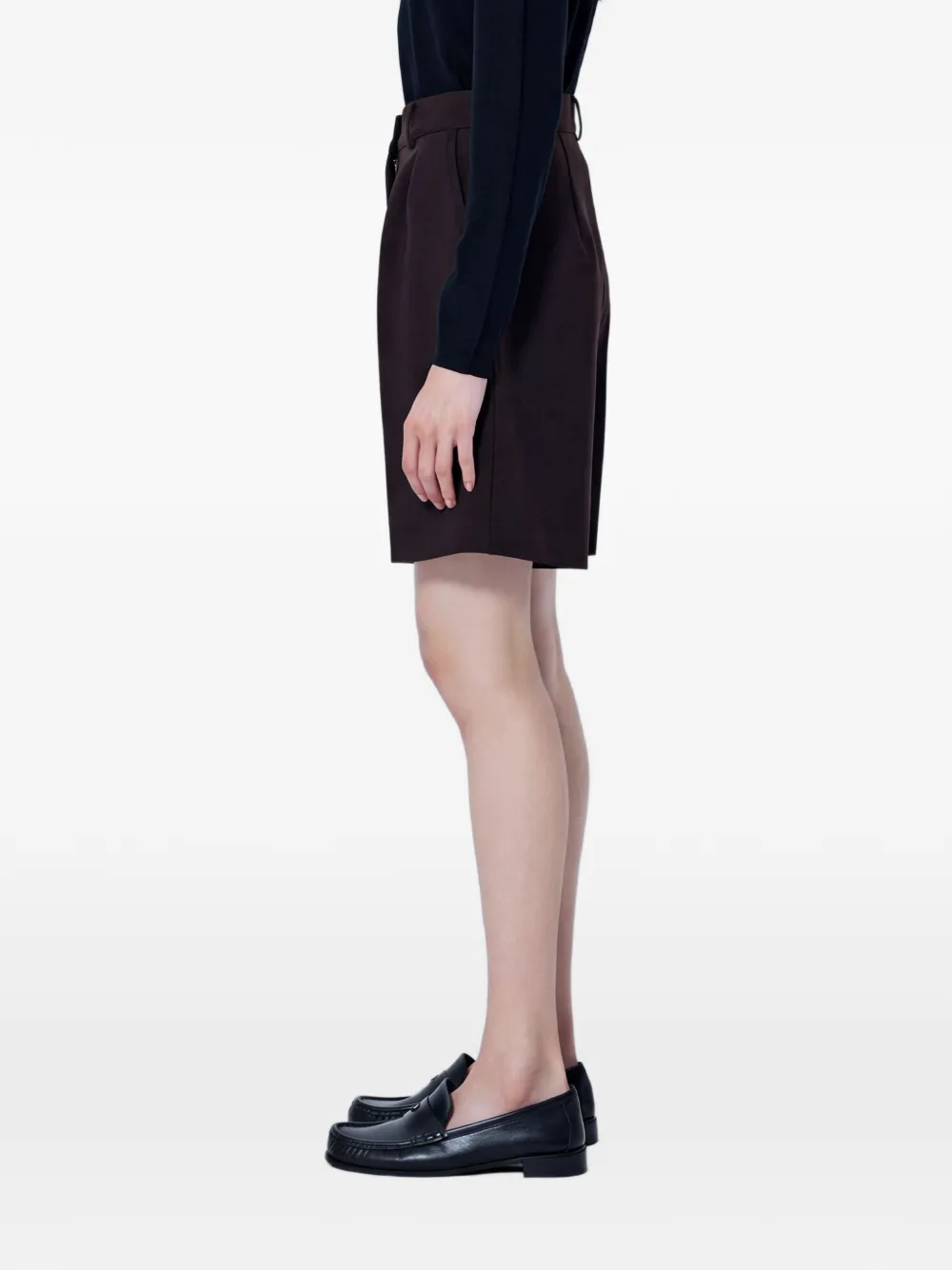 Max Mara pleated tailored shorts Bruin