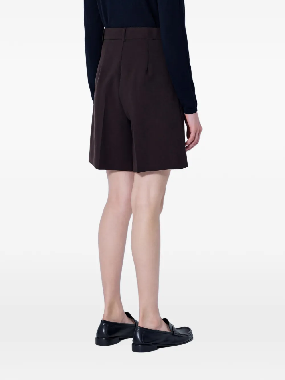 Max Mara pleated tailored shorts Bruin