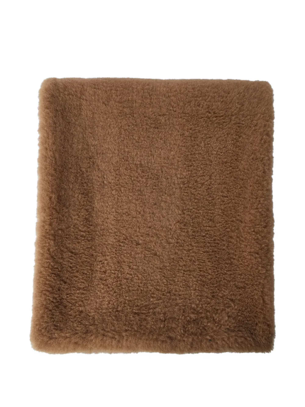 Max Mara plush square shawl - Brown