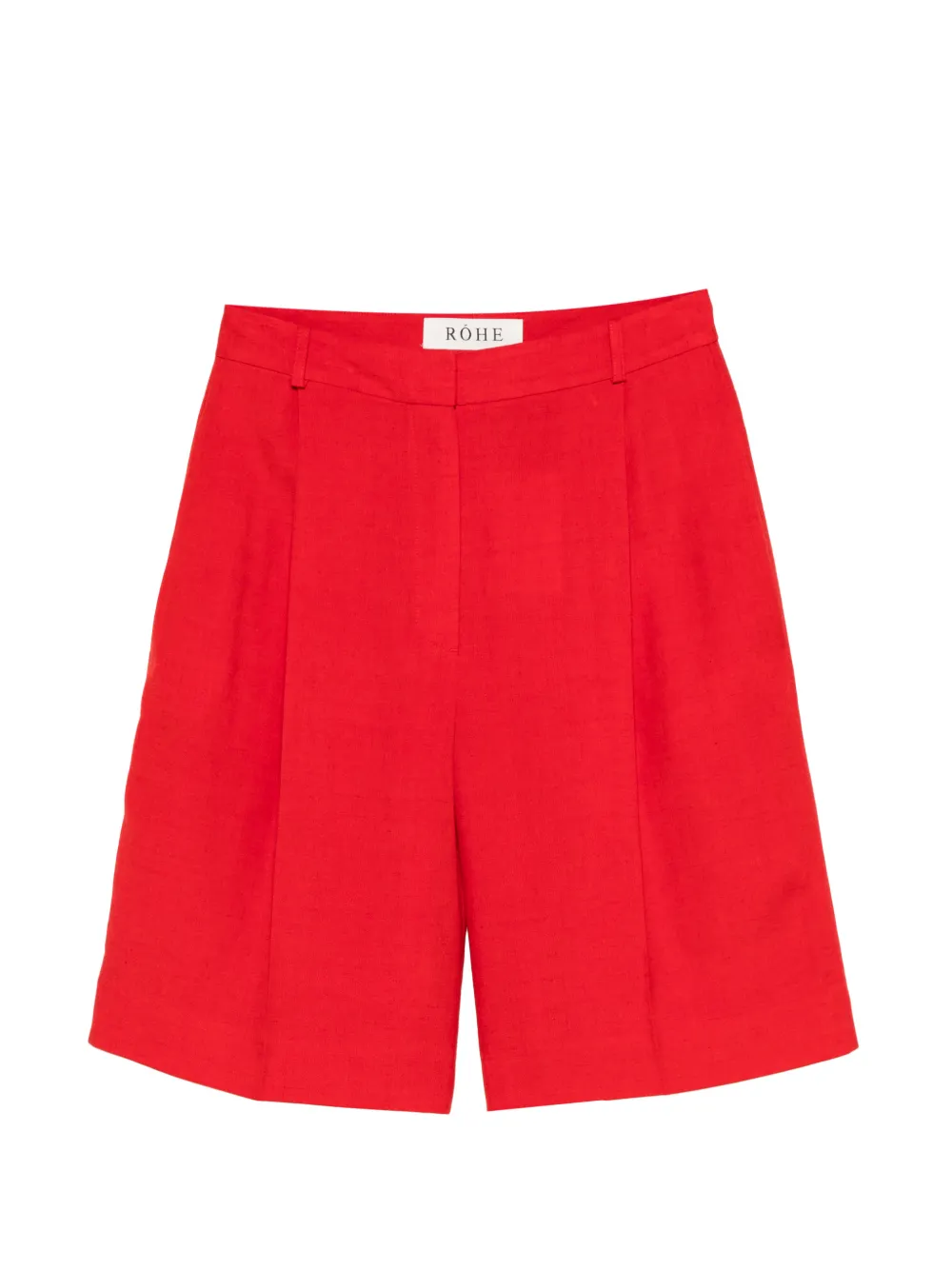 Róhe tailored single-pleat shorts - Rouge Róhe tailored single-pleat shorts - Rouge