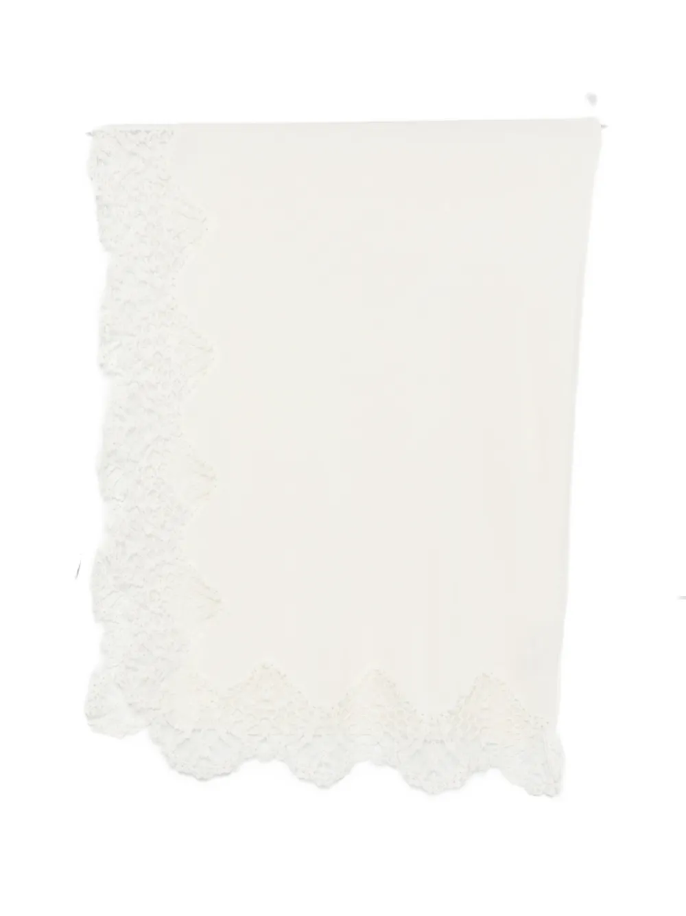 Ermanno Scervino lace-trim scarf - Toni neutri