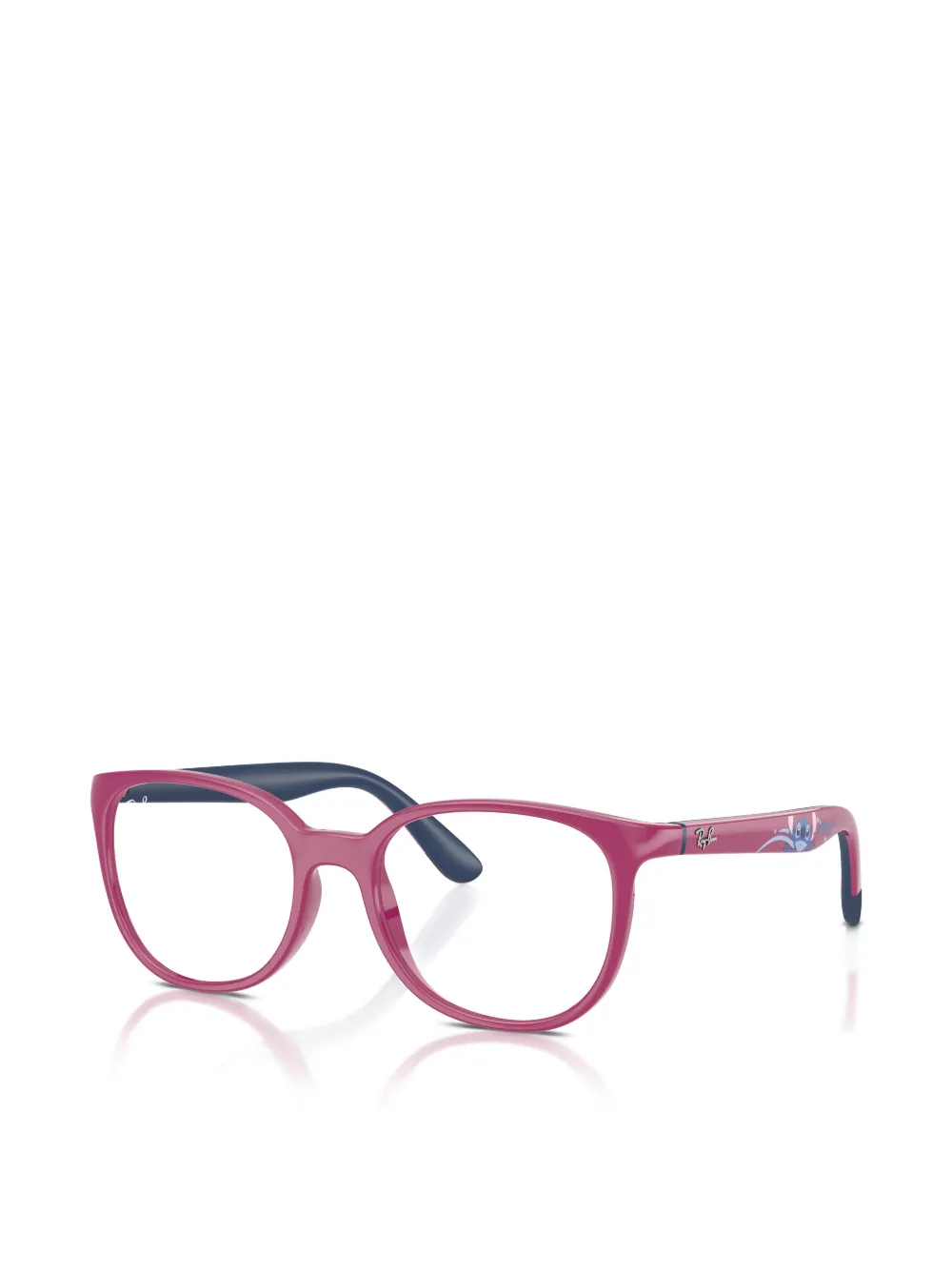 RAY-BAN JUNIOR x Disney Lilo & Stitch round-frame glasses Roze