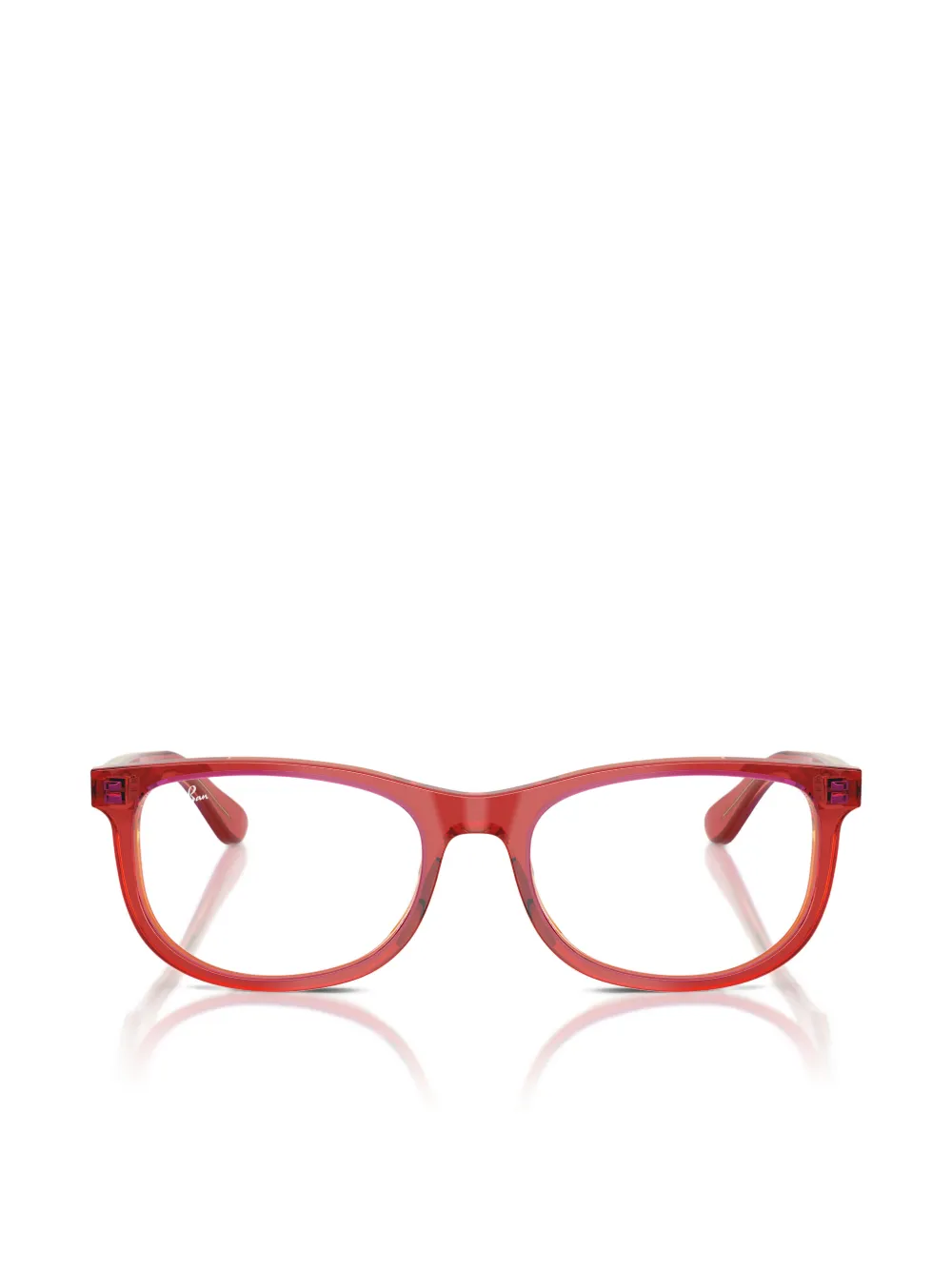 RAY-BAN JUNIOR square-frame glasses - Rot