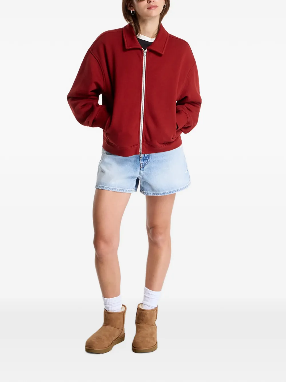 Vans Alanna fleece jacket Rood