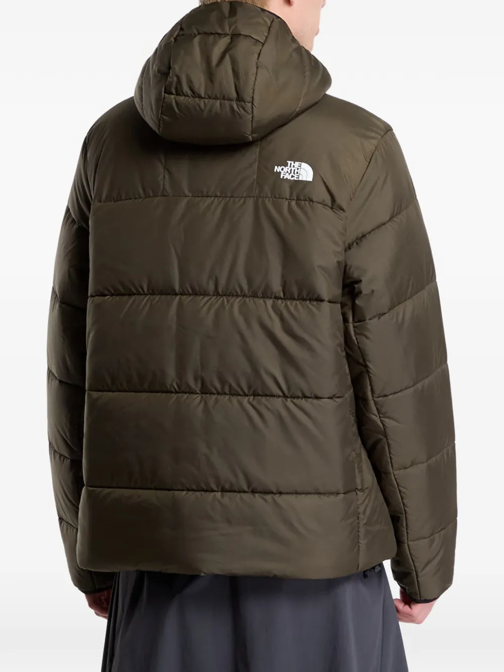 The North Face NSE hooded mask jacket Groen