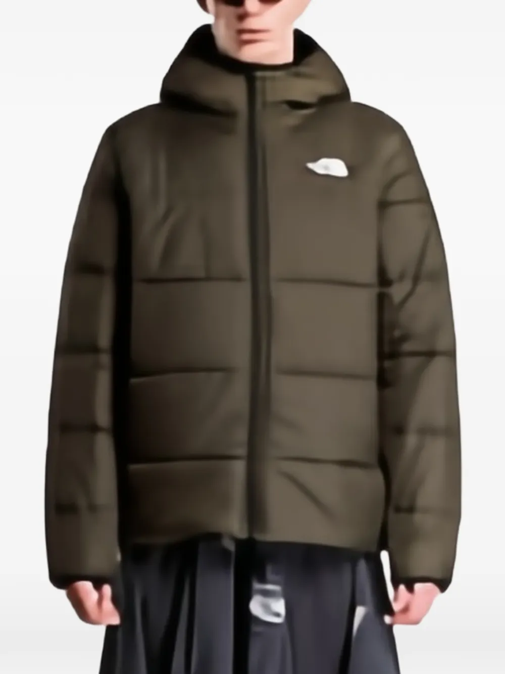 The North Face NSE hooded mask jacket - Verde