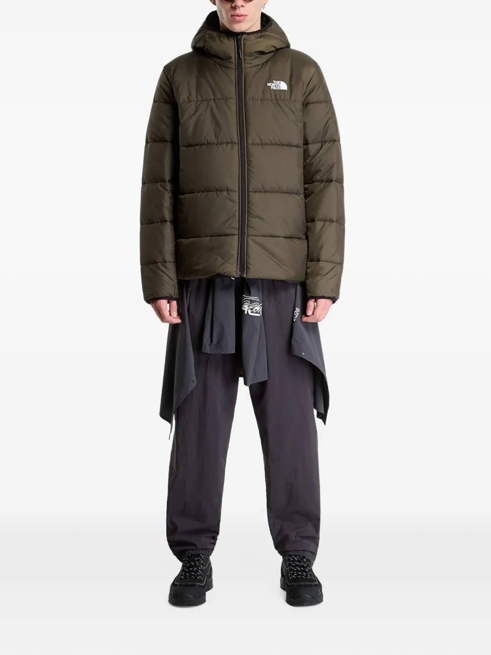 The North Face NSE hooded mask jacket - Verde