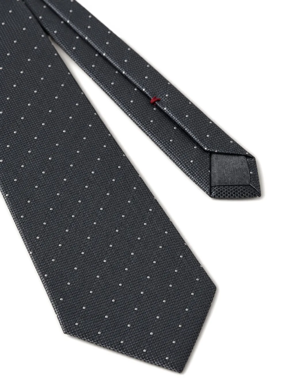 Brunello Cucinelli dotted silk tie Grijs