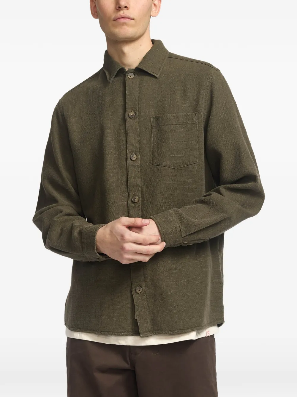 REVOLUTION chest-pocket shirt jacket - Vert REVOLUTION chest-pocket shirt jacket - Vert