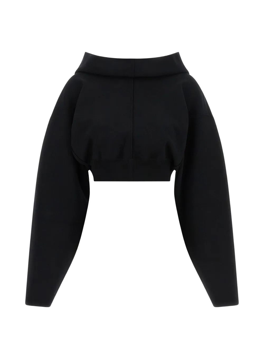 Rick Owens cropped hoodie - Black