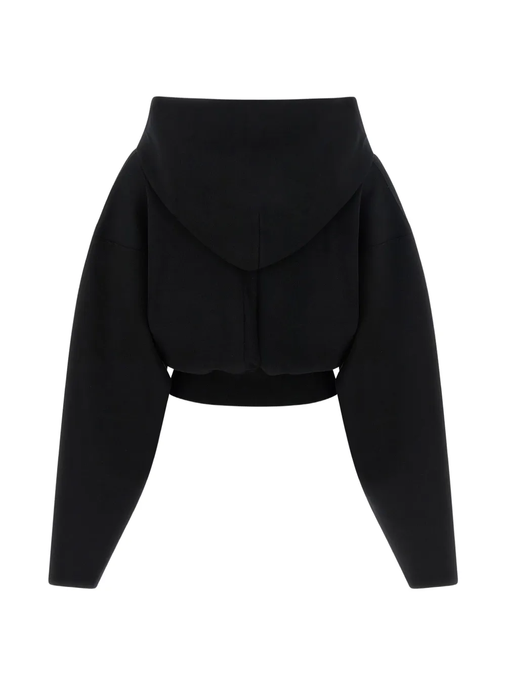 Rick Owens cropped hoodie Zwart
