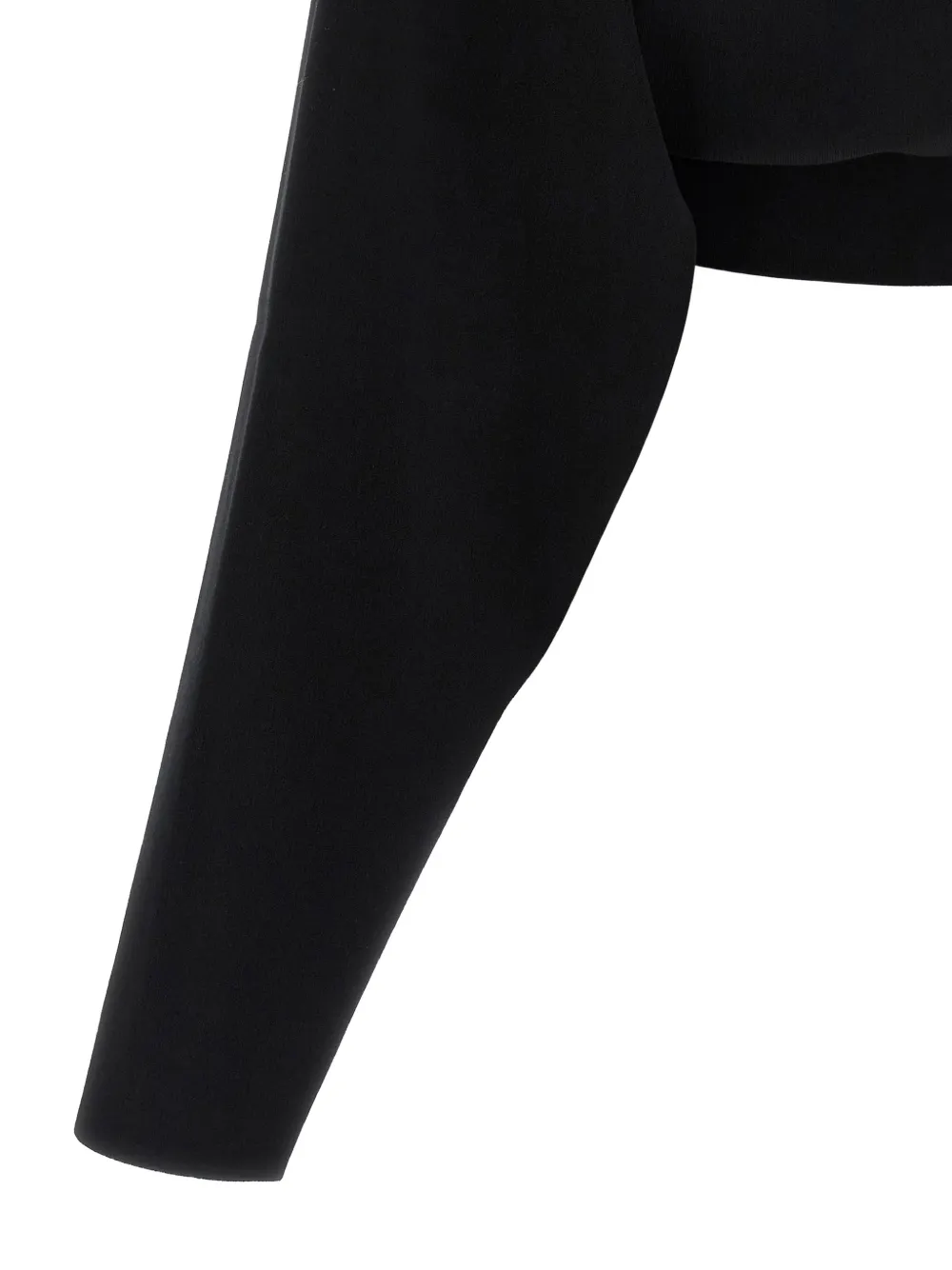 Rick Owens cropped hoodie Zwart