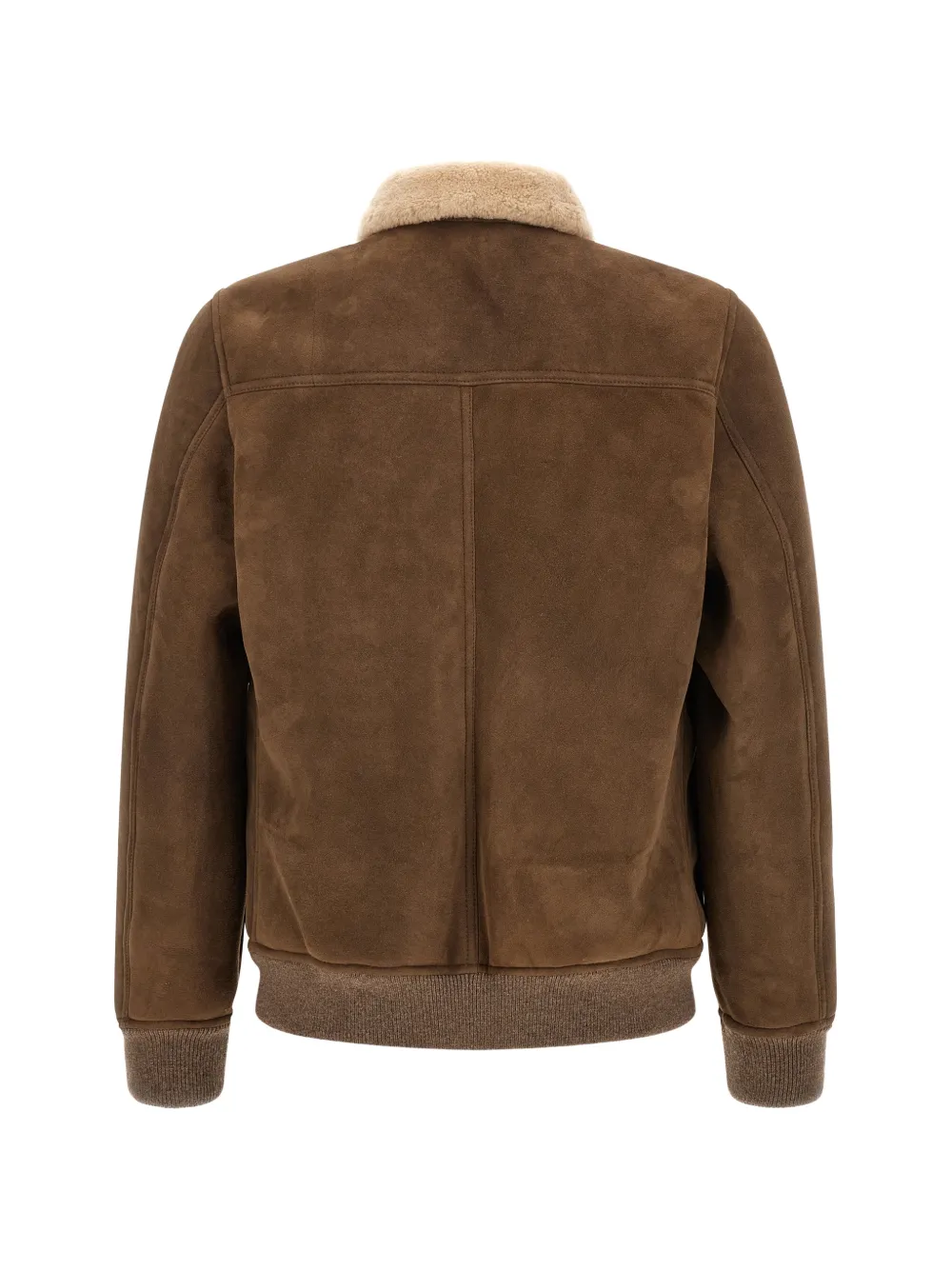 Moorer Fiano suede bomber jacket Bruin