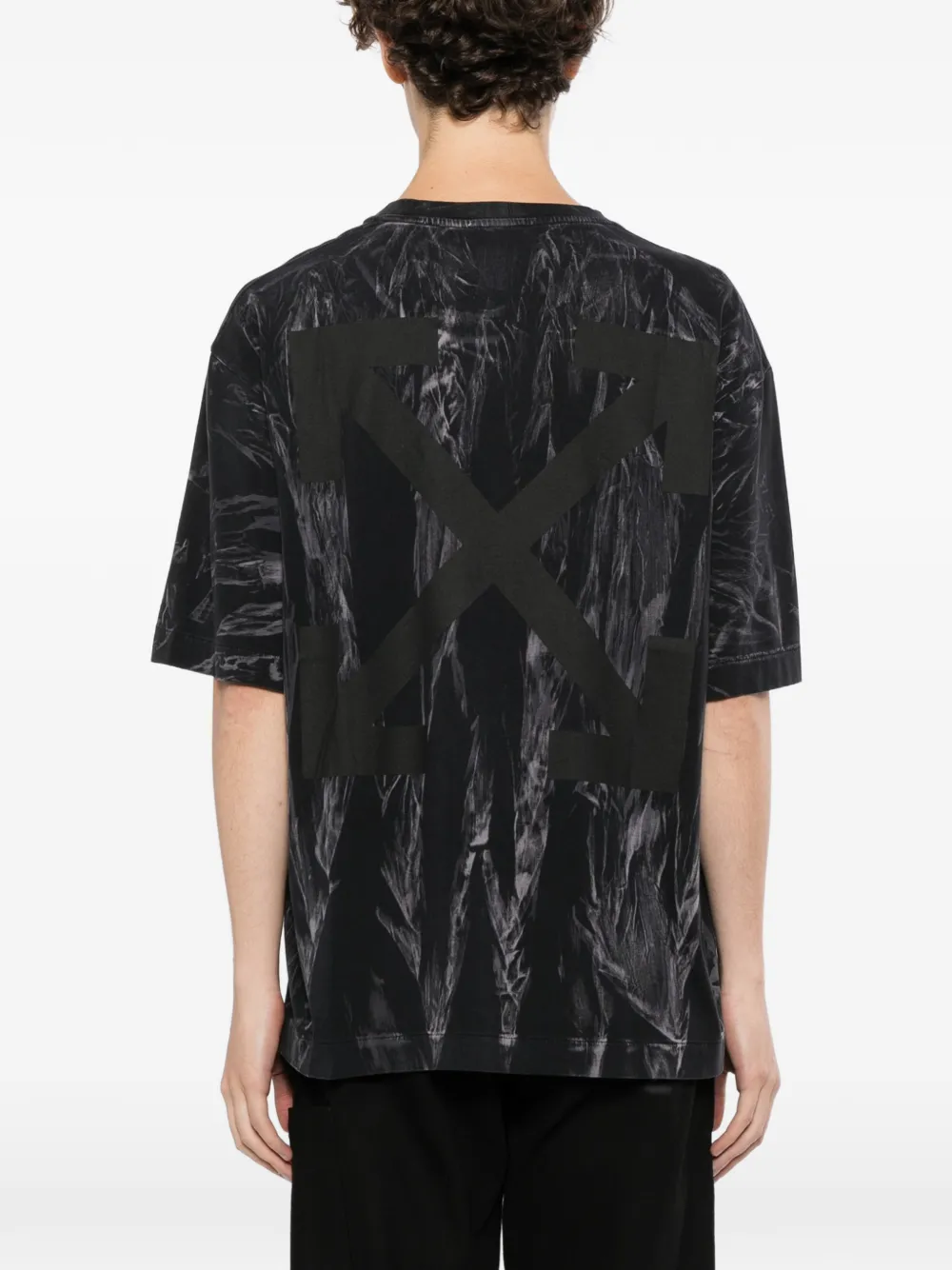 Off-White graphic-print T-shirt Zwart