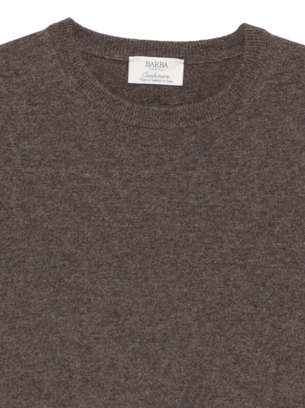 Barba cashmere crew-neck sweater Bruin