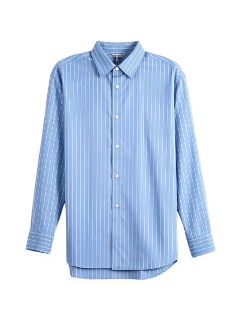 Auralee vertical-stripe shirt