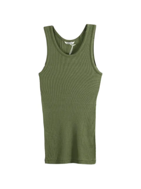 Auralee camiseta tejida de canalé