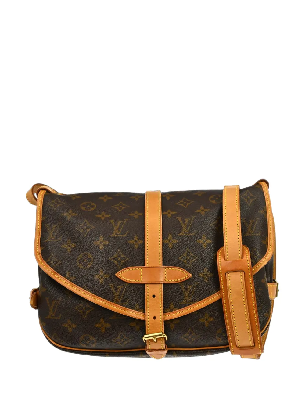 Louis Vuitton Pre-Owned 1999 Monogram Saumur 30 shoulder bag - Braun