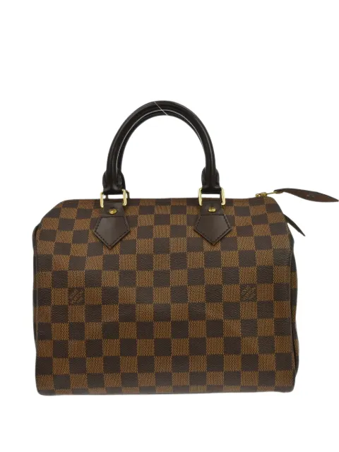 Louis Vuitton Pre-Owned 2008 Damier Ebene Speedy 25 travel bag