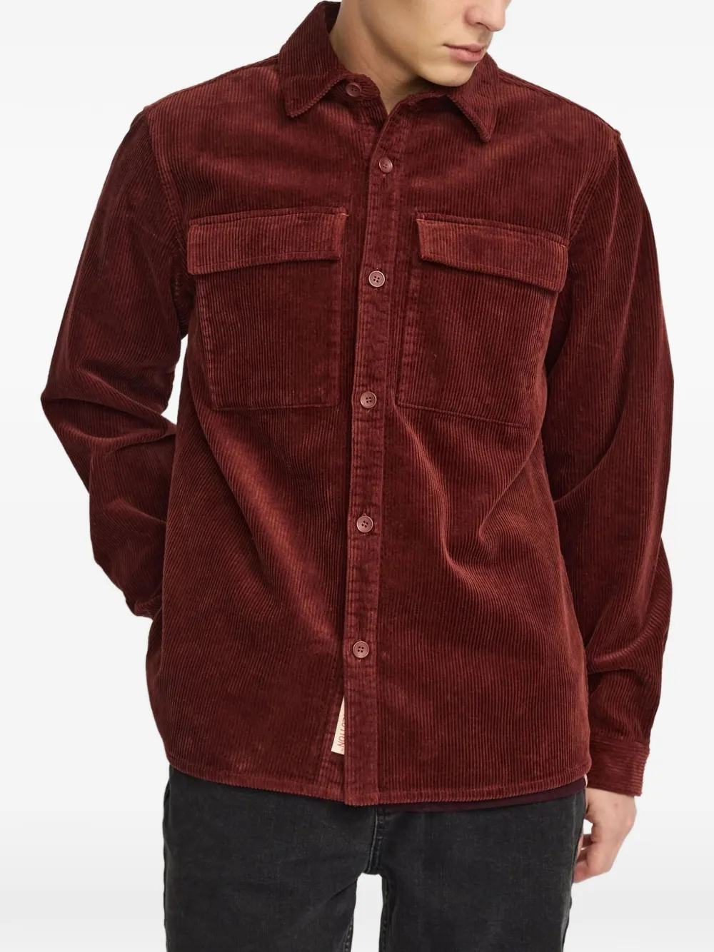 REVOLUTION corduroy utility shirt jacket - Rouge REVOLUTION corduroy utility shirt jacket - Rouge