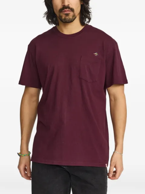 REVOLUTION logo-embroidered chest-pocket T-shirt
