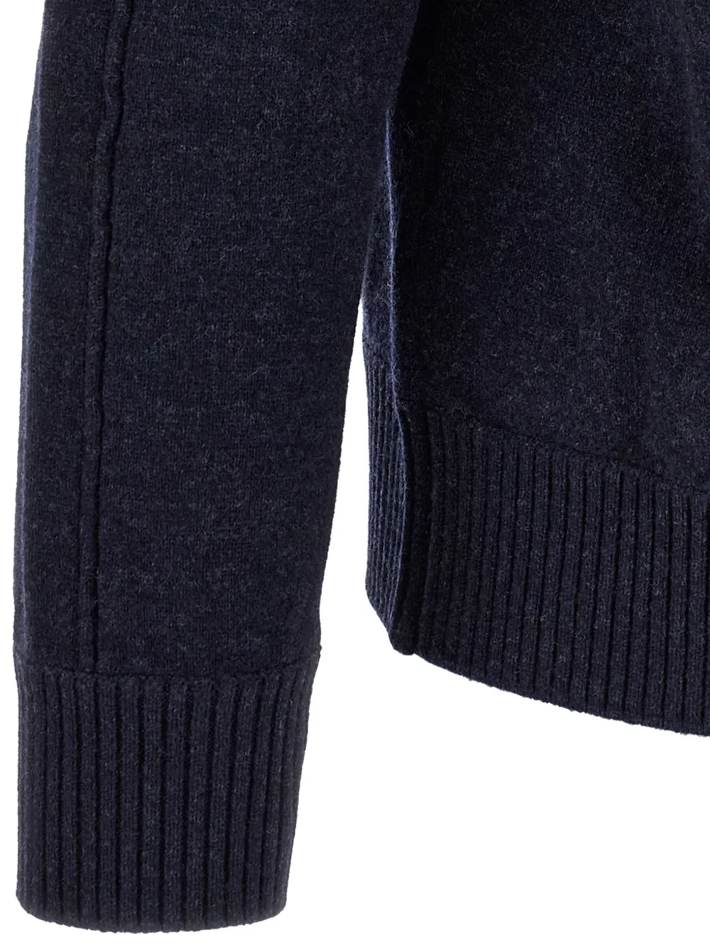 Zegna polo-neck sweater Blauw