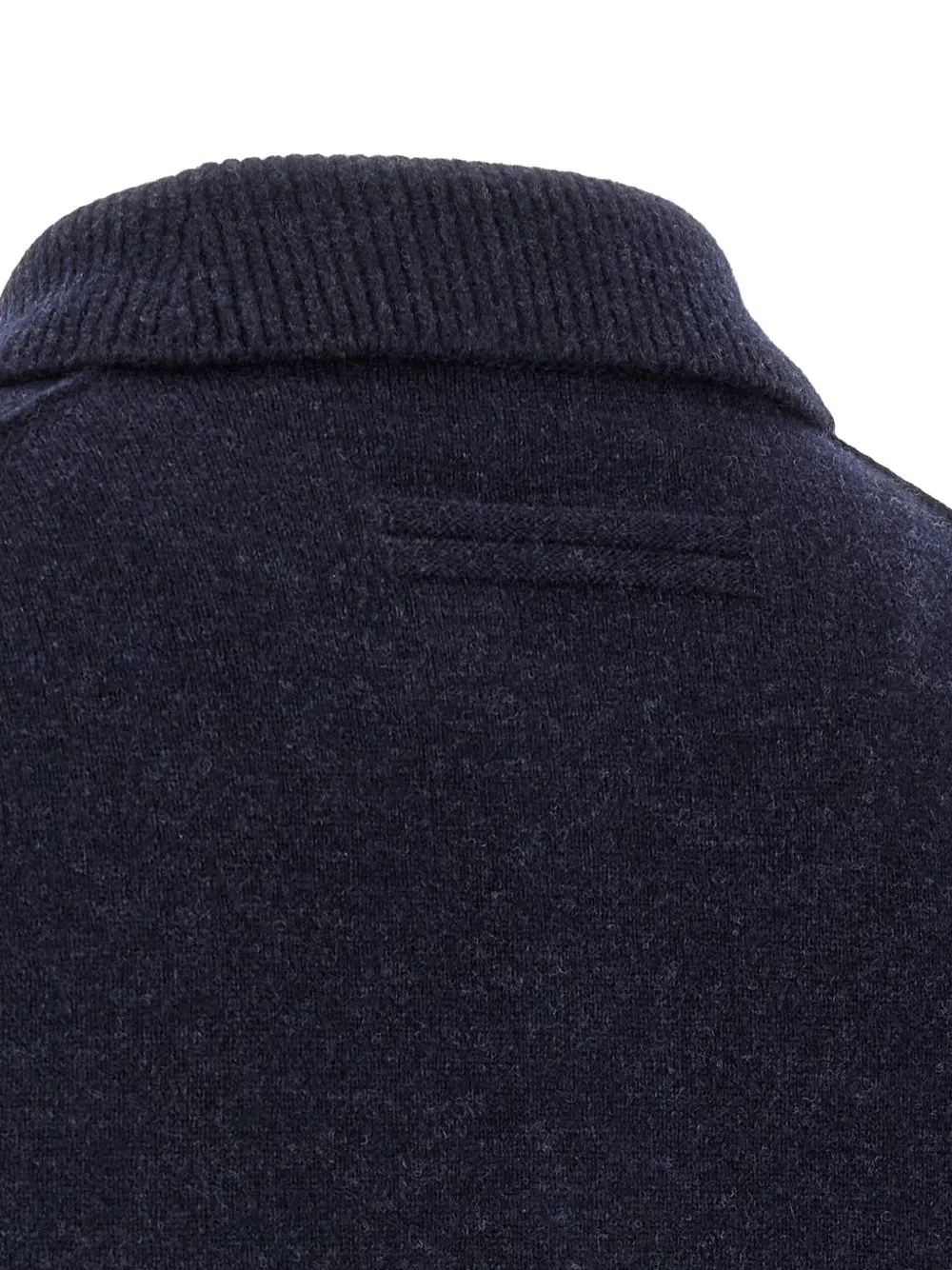 Zegna polo-neck sweater Blauw